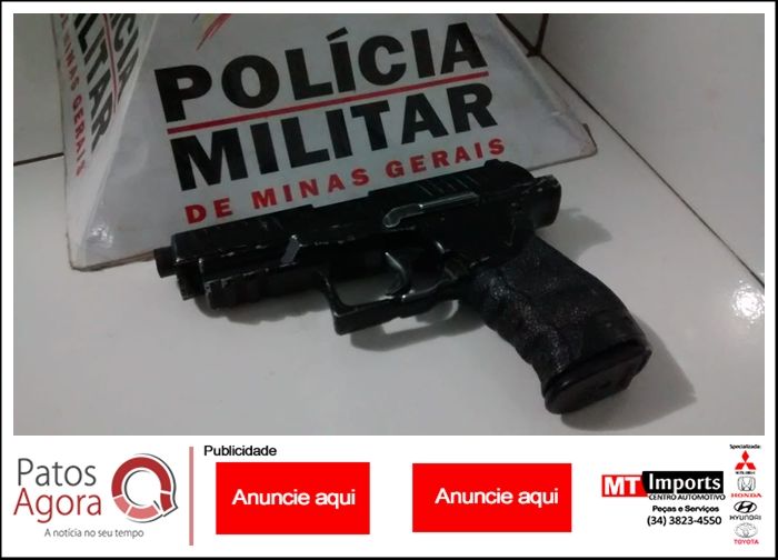 Menores usam réplica de pistola para cometer assalto mas são detidos pela PM | Patos Agora - A notícia no seu tempo - https://patosagora.net