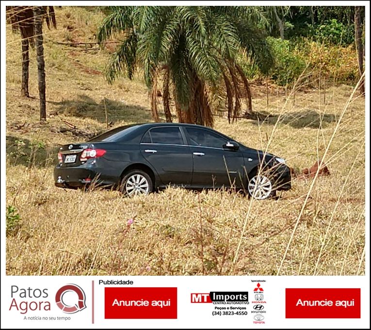Motorista perde controle e cai em ribanceira no prolongamento da Avenida Fátima Porto | Patos Agora - A notícia no seu tempo - https://patosagora.net