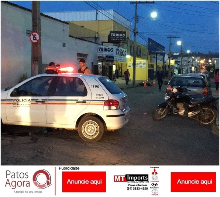 Jovem fica gravemente ferido após atropelamento na Rua Ponto Chic  | Patos Agora - A notícia no seu tempo - https://patosagora.net