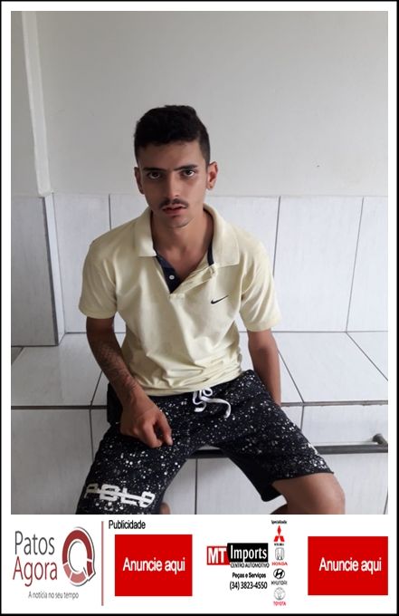 Após denúncia, PM prende rapaz de 23 anos e localiza arma e munições no município de Presidente Olegário | Patos Agora - A notícia no seu tempo - https://patosagora.net