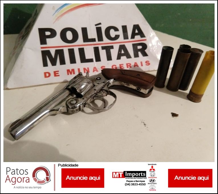Após desacordo, caseiro de fazenda é detido com arma e cartuchos no distrito de Beira Rio | Patos Agora - A notícia no seu tempo - https://patosagora.net