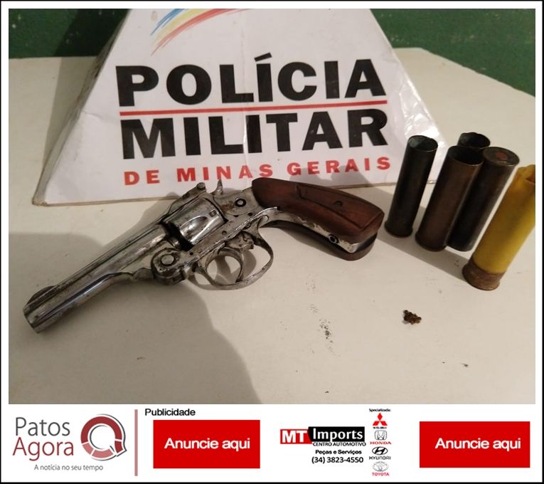 Após desacordo, caseiro de fazenda é detido com arma e cartuchos no distrito de Beira Rio | Patos Agora - A notícia no seu tempo - https://patosagora.net