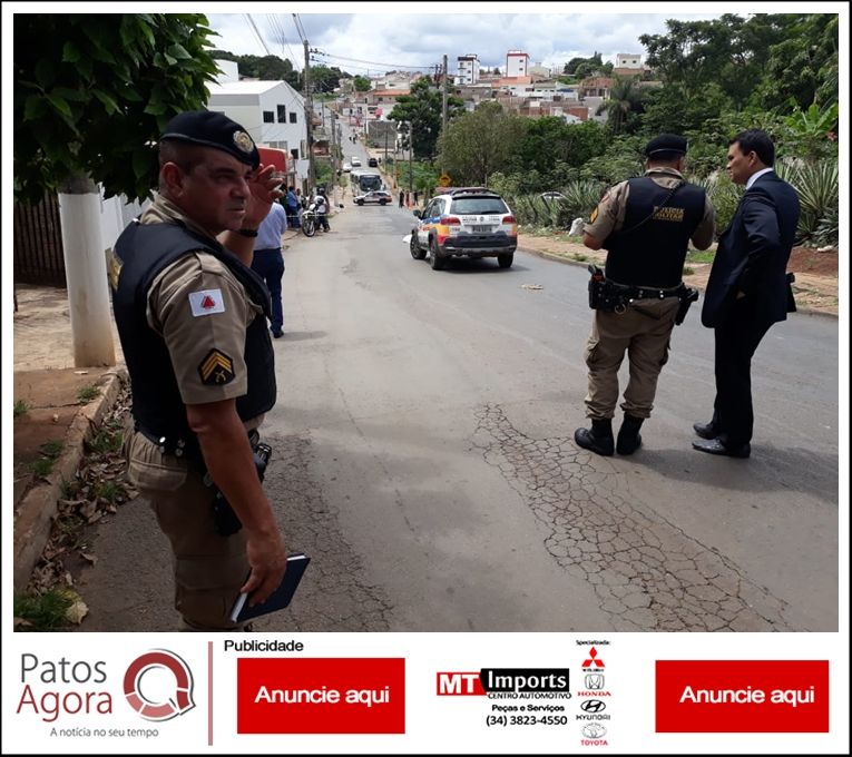 Homem é morto a tiros próximo de escola em Patos de Minas | Patos Agora - A notícia no seu tempo - https://patosagora.net