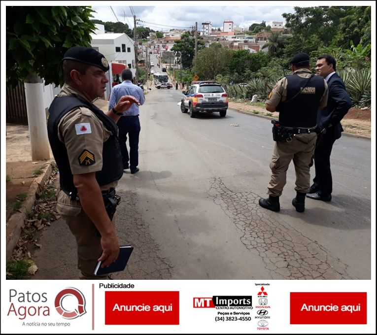 Homem é morto a tiros próximo de escola em Patos de Minas | Patos Agora - A notícia no seu tempo - https://patosagora.net