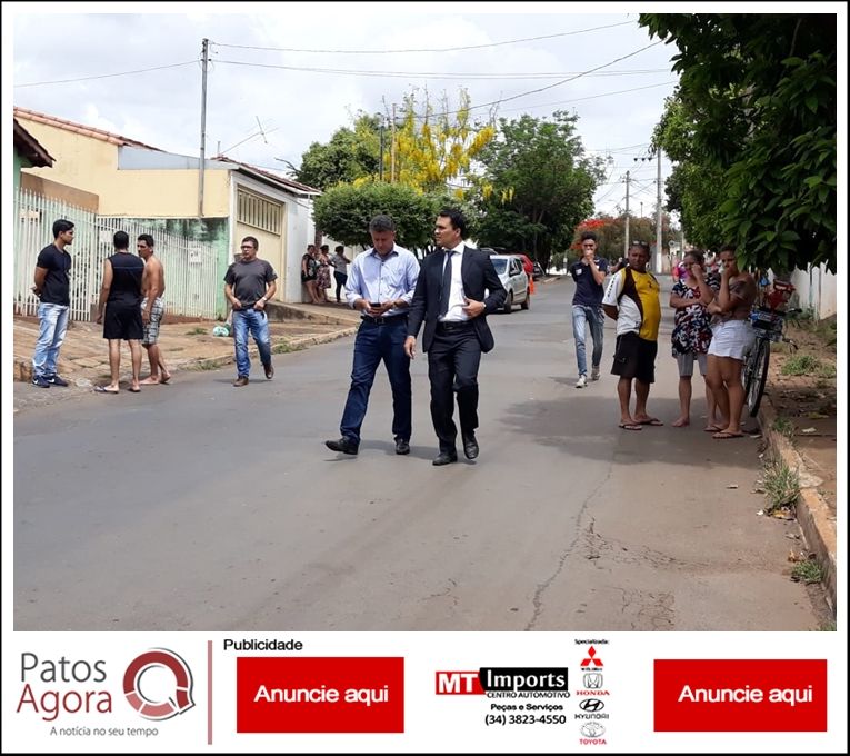 Homem é morto a tiros próximo de escola em Patos de Minas | Patos Agora - A notícia no seu tempo - https://patosagora.net