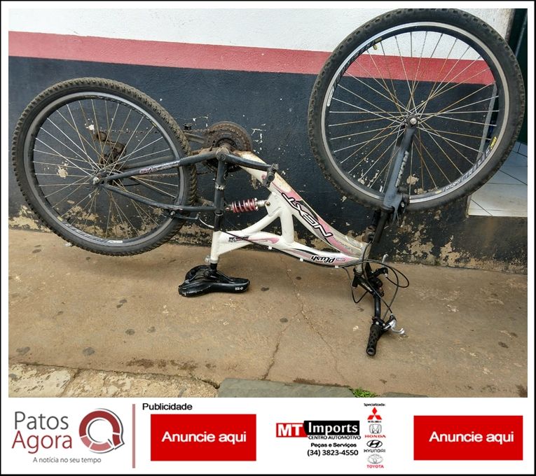 PM age rápido, recupera bicicleta furtada e prende autor | Patos Agora - A notícia no seu tempo - https://patosagora.net