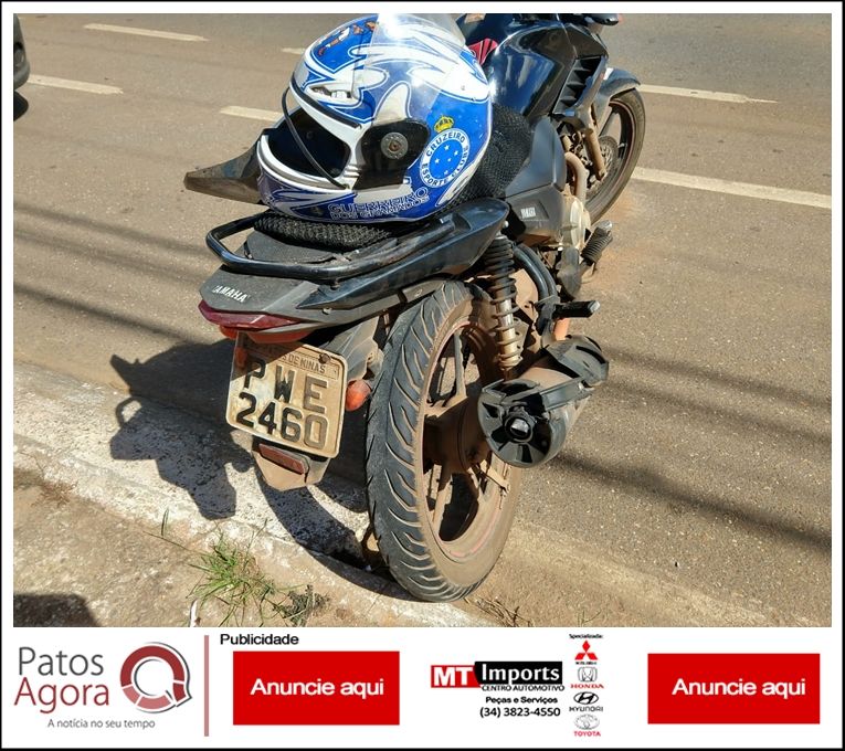 Vídeo mostra motociclista perdendo o controle da motocicleta e colidindo em palmeira | Patos Agora - A notícia no seu tempo - https://patosagora.net