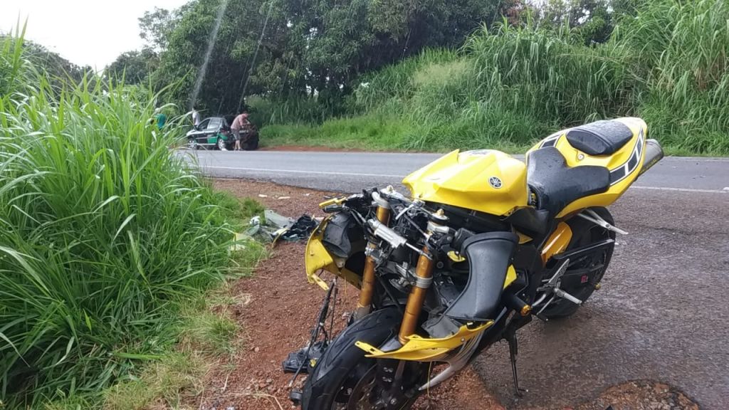 Motociclista fica gravemente ferido após atingir veículo na MGC-354 | Patos Agora - A notícia no seu tempo - https://patosagora.net