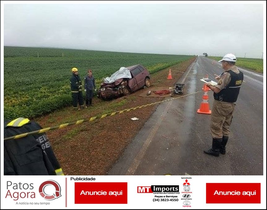 Três pessoas morrem em colisão na MGC -354  | Patos Agora - A notícia no seu tempo - https://patosagora.net