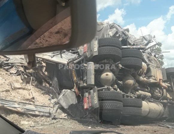 Motorista de Bitrem morre em grave acidente na MG-188 | Patos Agora - A notícia no seu tempo - https://patosagora.net