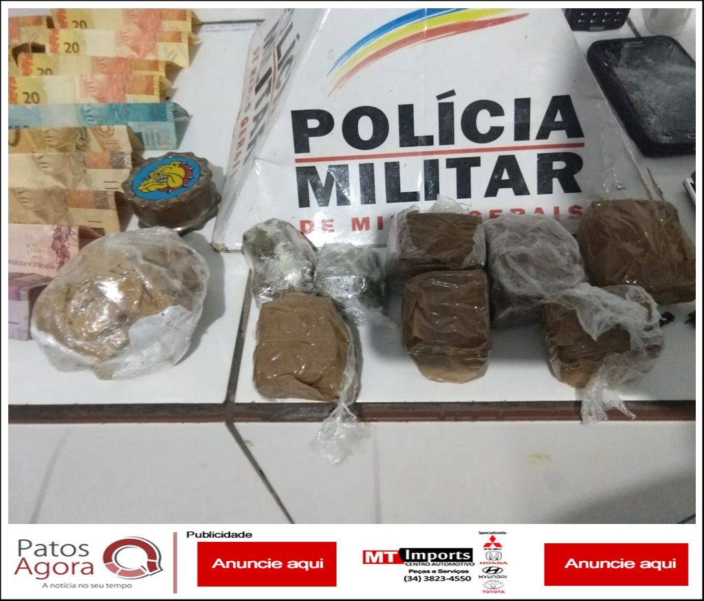 Após denúncia PM localiza grande quantidade de drogas em residência no bairro Planalto | Patos Agora - A notícia no seu tempo - https://patosagora.net