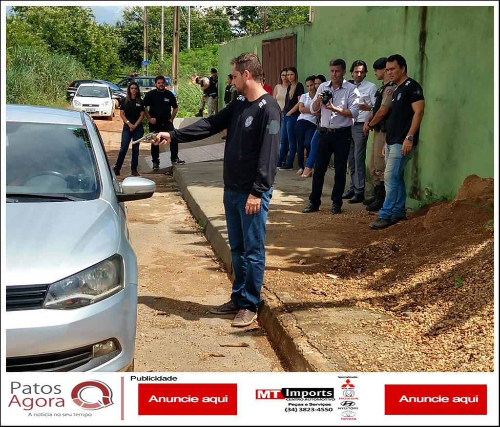 Polícia Civil realiza reconstituição do assassinato do taxista Rainielle | Patos Agora - A notícia no seu tempo - https://patosagora.net