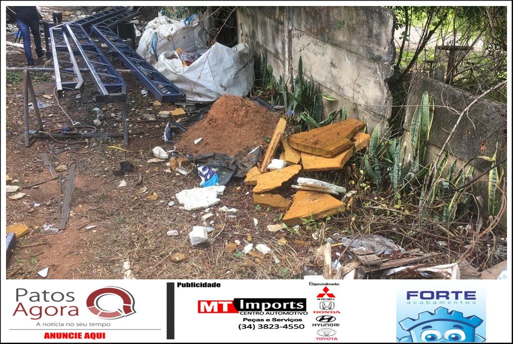 Polícia Ambiental descobre lixão clandestino no Bairro Nossa Senhora Aparecida | Patos Agora - A notícia no seu tempo - https://patosagora.net