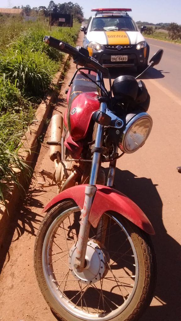 Homem acaba preso ao ser flagrado em motocicleta furtada na MG-235 | Patos Agora - A notícia no seu tempo - https://patosagora.net