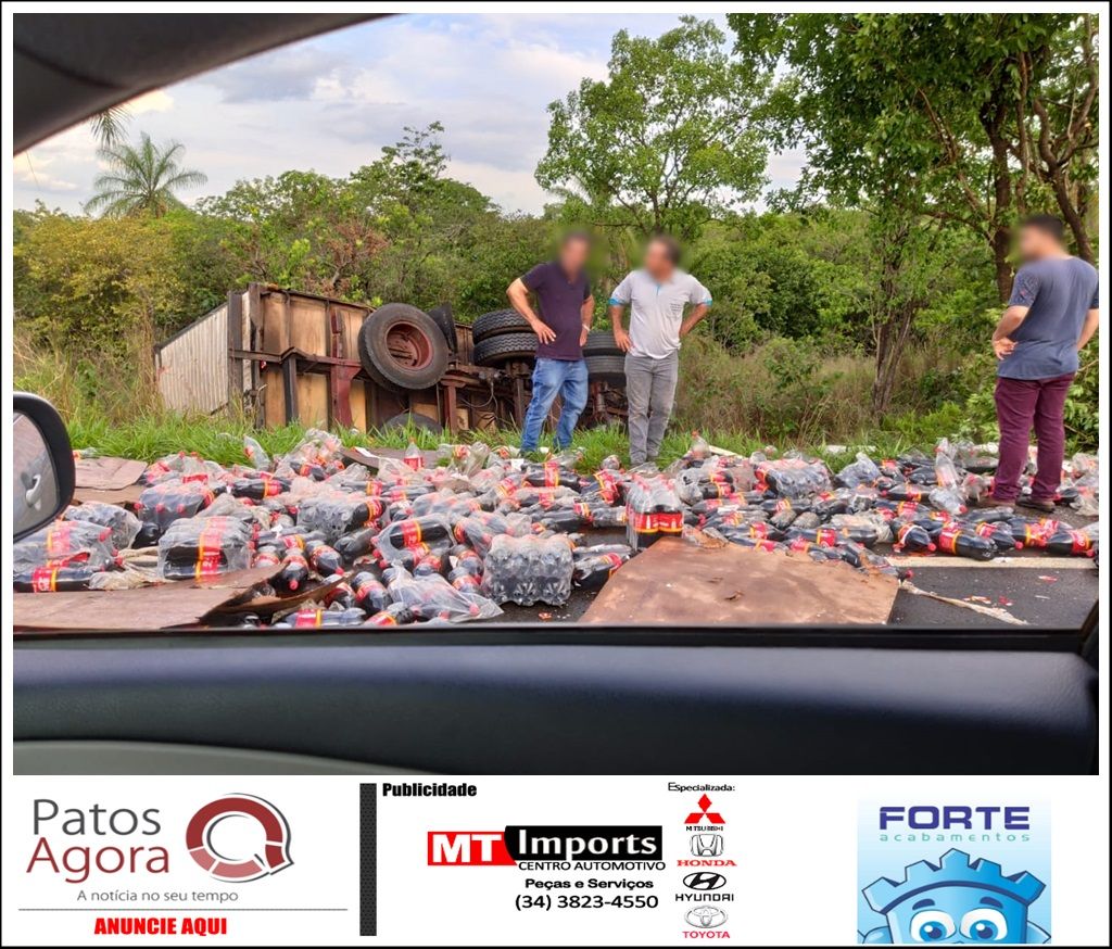 Grave acidente entre carreta da Coca-Cola e caminhão baú deixa dois mortos na MG-190 | Patos Agora - A notícia no seu tempo - https://patosagora.net