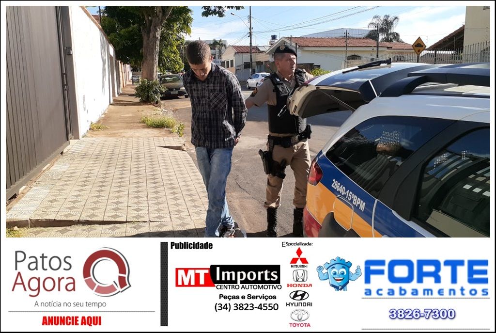 Jovem de João Pinheiro é preso com mochila carregada de maconha | Patos Agora - A notícia no seu tempo - https://patosagora.net