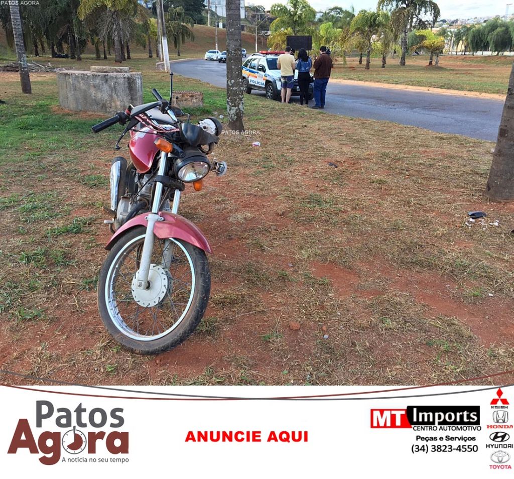 Casal fica gravemente ferido após colisão em coqueiro na Avenida Fátima Porto | Patos Agora - A notícia no seu tempo - https://patosagora.net