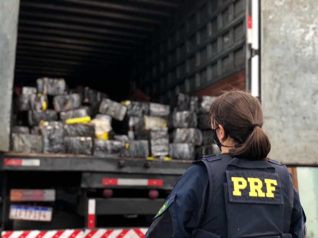 PRF localiza grande quantidade de maconha escondida em caminhão; veja o vídeo | Patos Agora - A notícia no seu tempo - https://patosagora.net