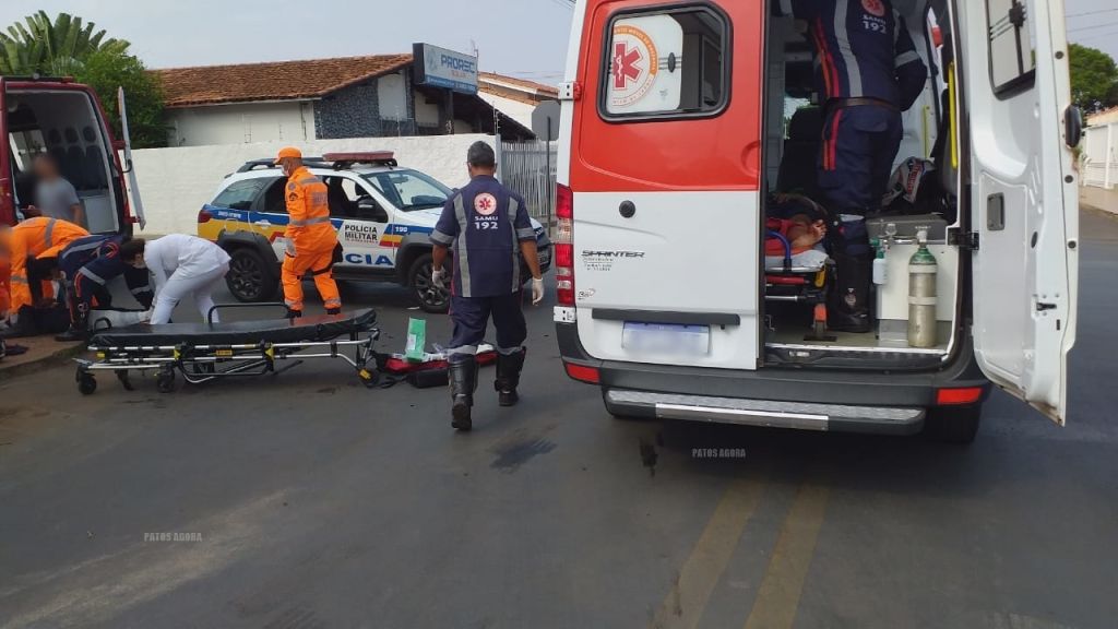 Mãe e filha ficam feridas em grave acidente no bairro Sobradinho | Patos Agora - A notícia no seu tempo - https://patosagora.net