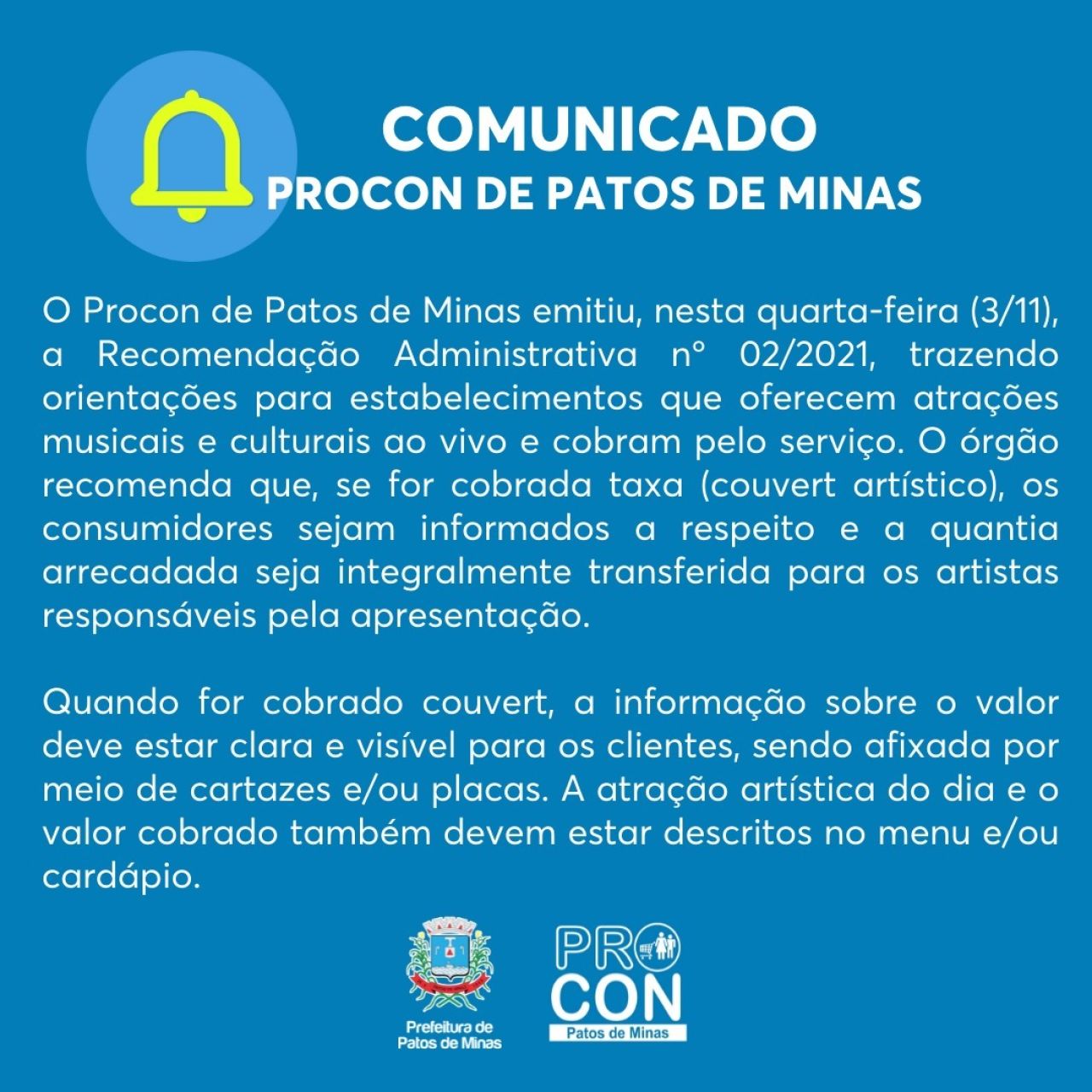 COMUNICADO PROCON - Prefeitura Municipal de Rio Verde