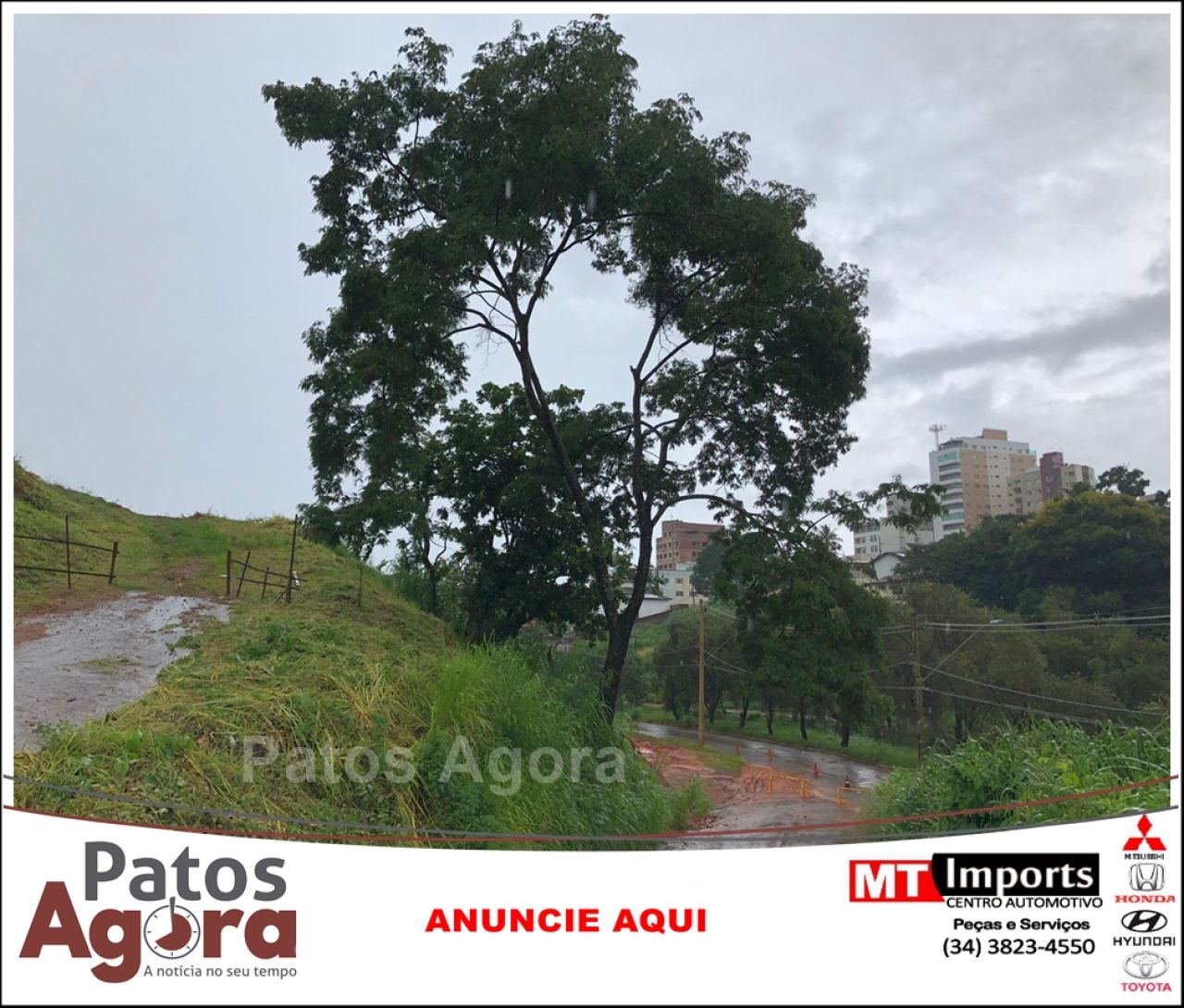 Acompanhe em tempo real sobre as chuvas em Patos de Minas e região