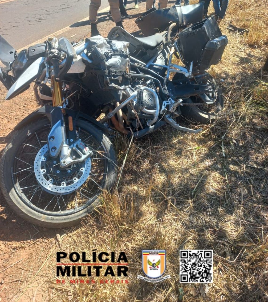 Motociclista que estava desaparecido é encontrado sem vida caído em barranco na rodovia LMG-628