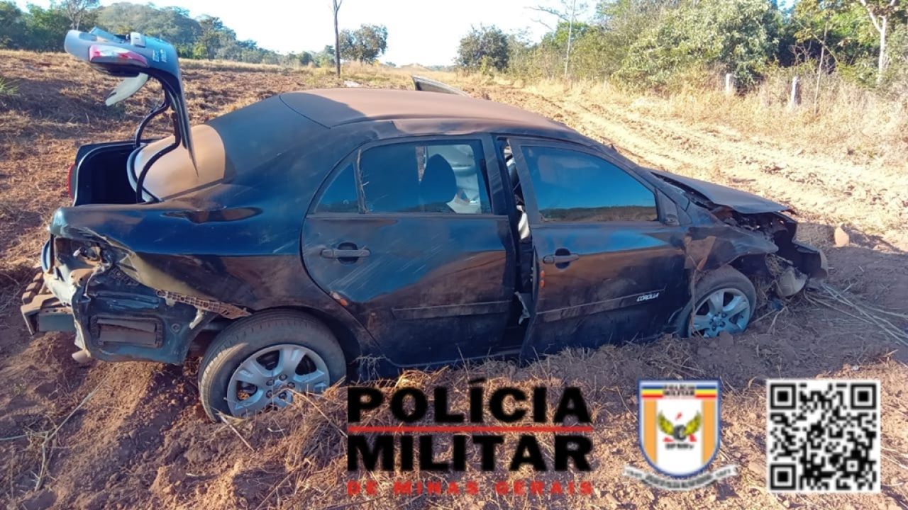 Condutor é preso após provocar acidente e fugir sem prestar socorro na rodovia MGC-354