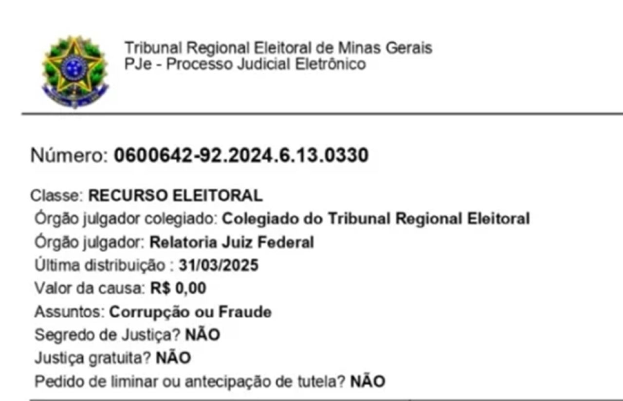 PDT de Patos de Minas recorre ao TSE em Brasília contra resultado das eleições municipais