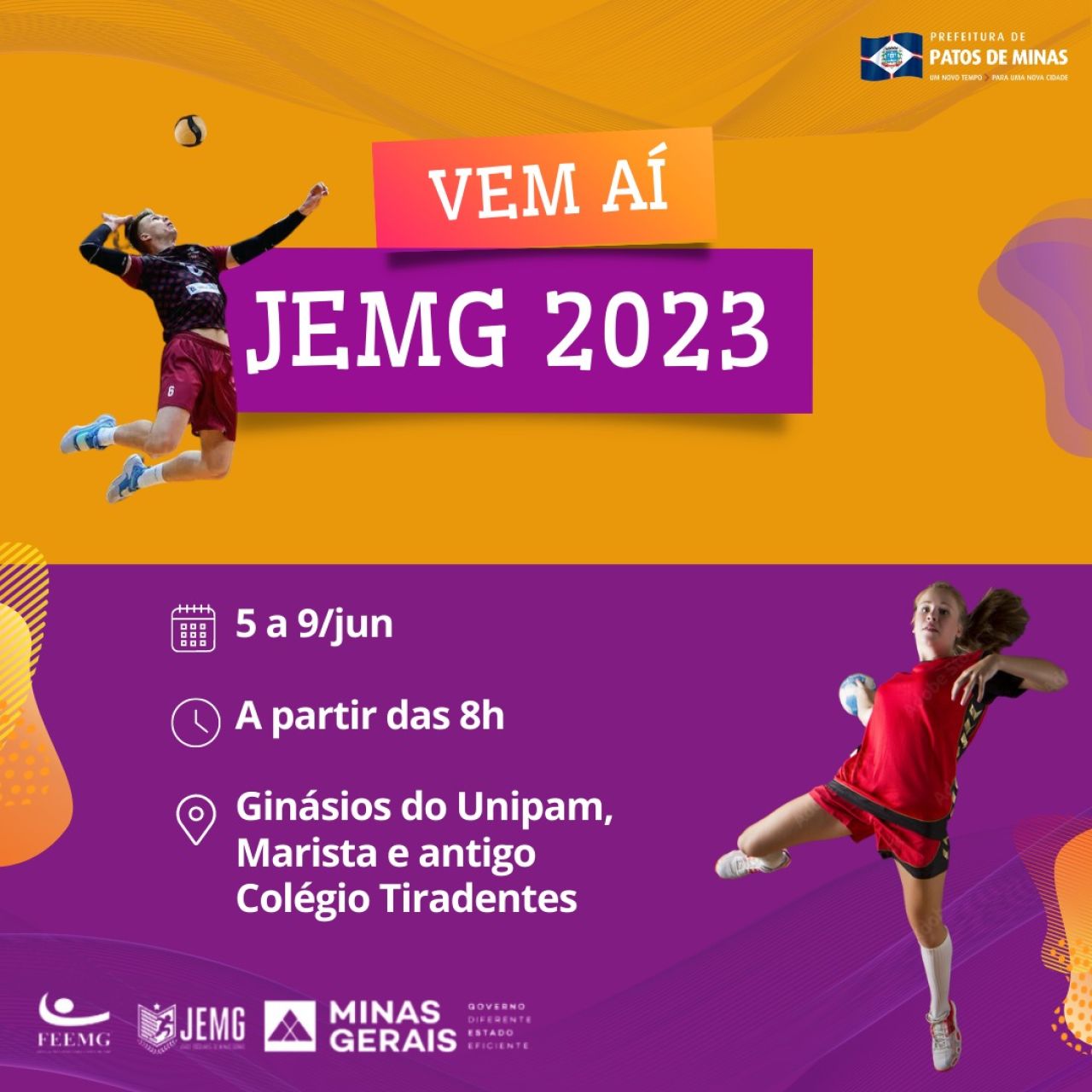 Vão começar os Jogos Escolares de Minas Gerais/2023