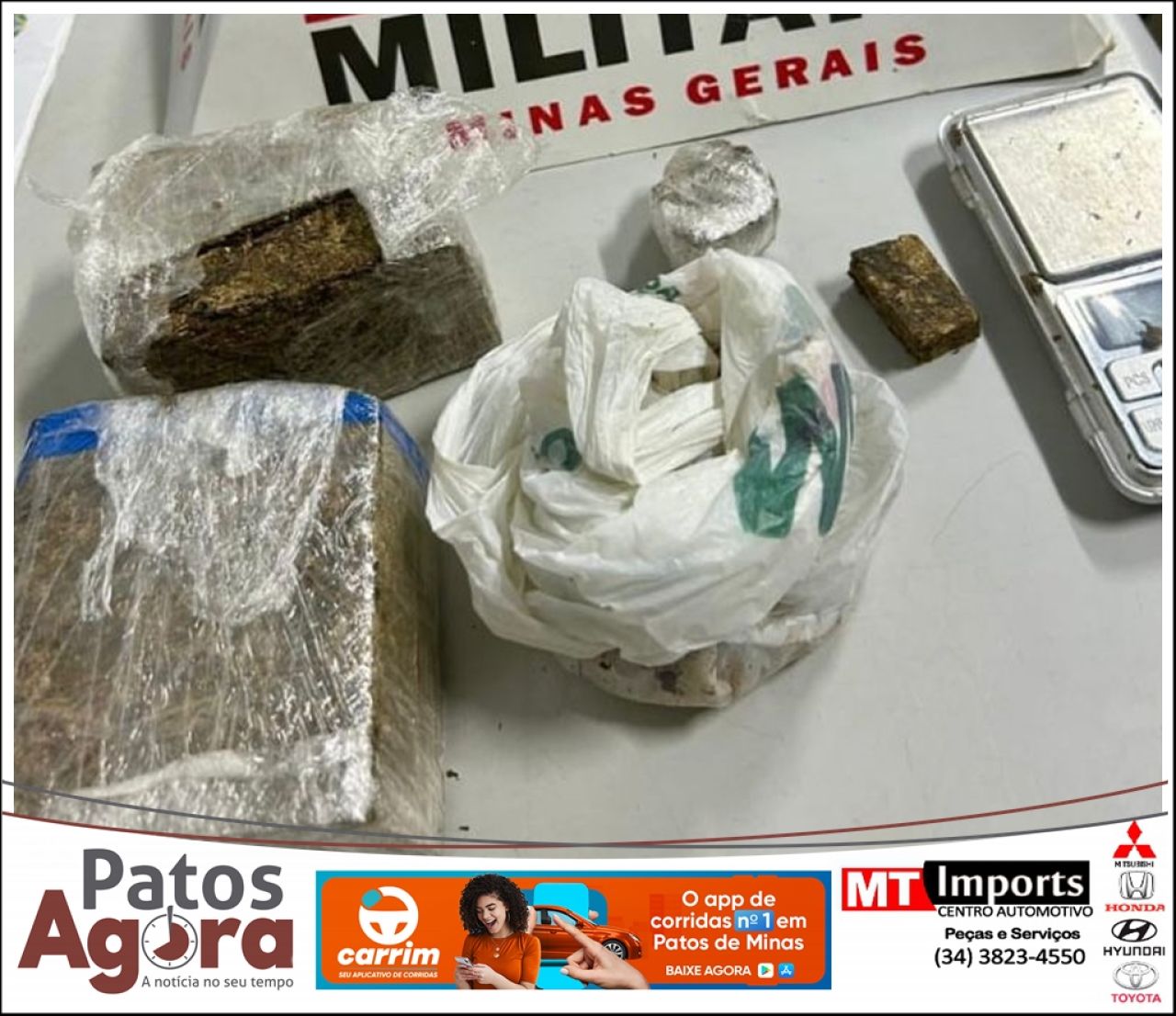 Polícia Militar prende quatro por tráfico de drogas no Bairro Morada da Serra