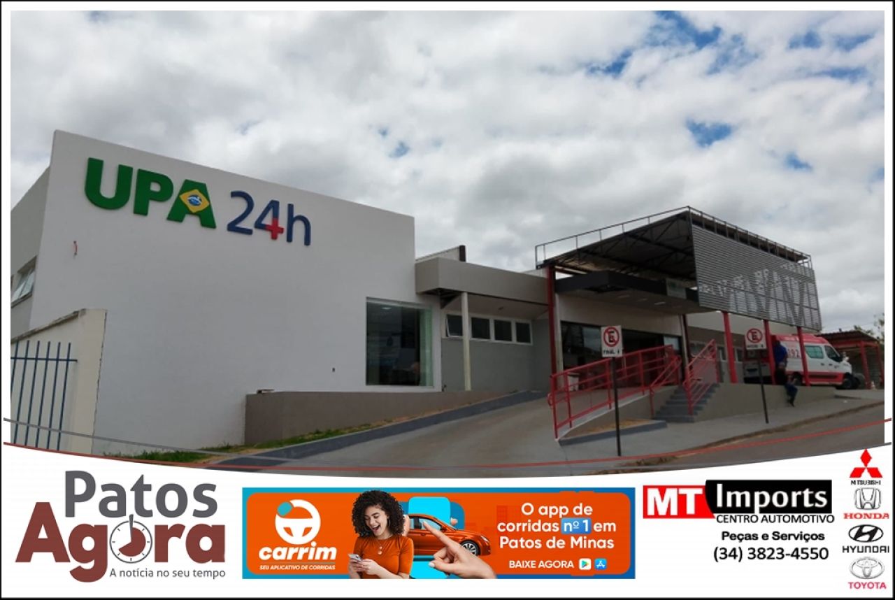 Emissão de atestado na UPA de Patos de Minas será restrita a pacientes de urgência e emergência