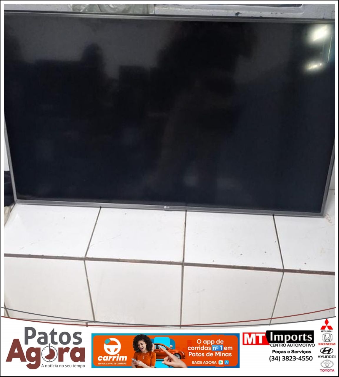 PM prende suspeito de furto a residência no Bairro Alto Caiçacas e recupera televisor