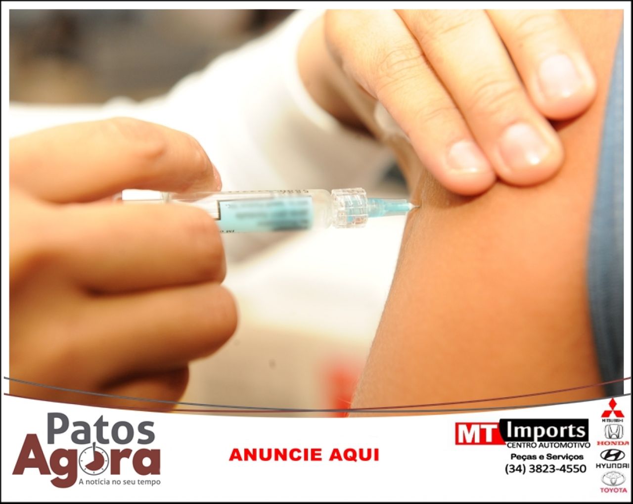 A um dia do fim, campanha contra pólio em Patos de Minas não alcançou 50% do público-alvo