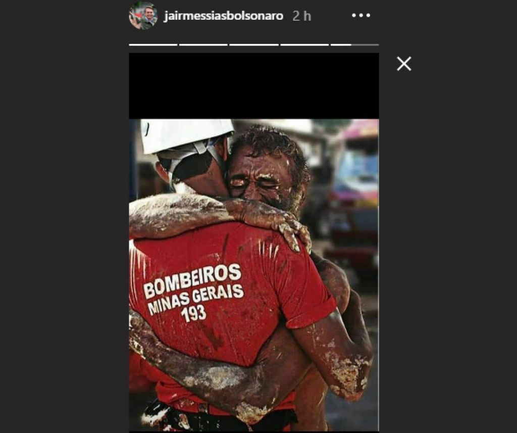 Foto de resgate em Patos de Minas vira esperança na tragédia de Brumadinho