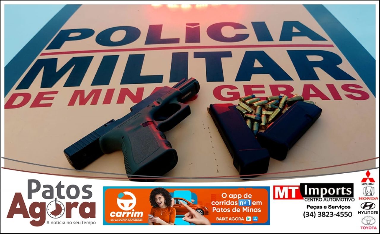 PM Rodoviária prende homem com arma de fogo na rodovia MG-400