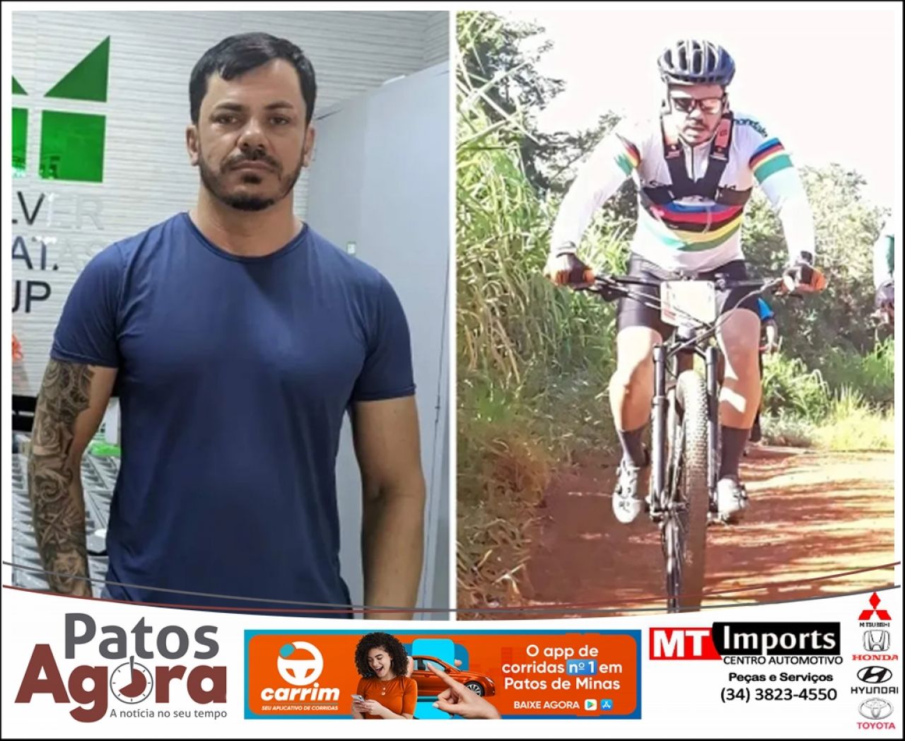 Policial penal morre em acidente durante evento de ciclismo em Patos de Minas