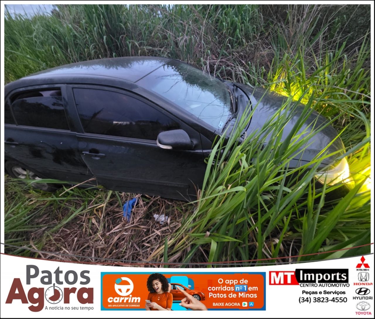 Idoso de 66 anos sofre lesões graves após saída de pista na BR-251