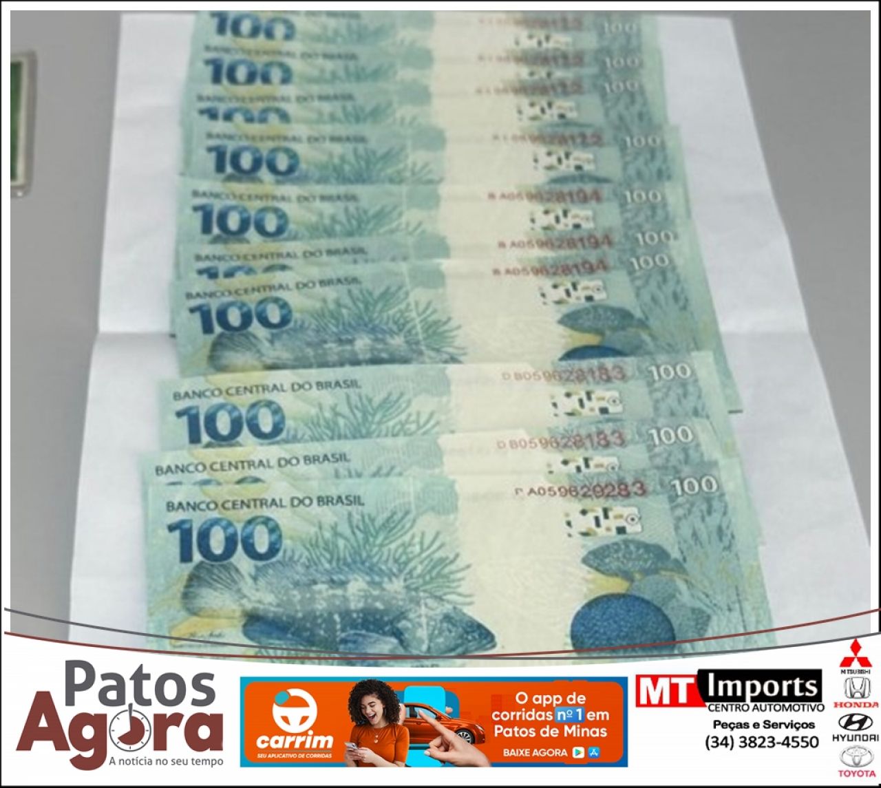 Polícia Federal prende homem por crime de moeda falsa em São Gonçalo do Abaeté