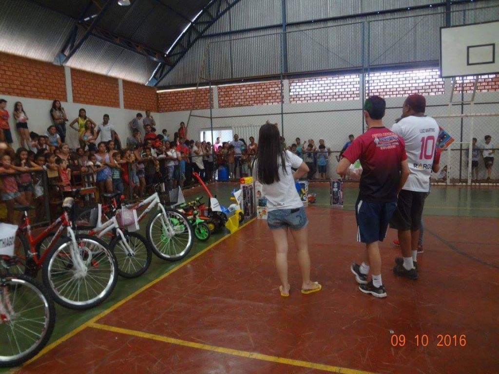 Lagoa Formosa: Projeto Futebol Cidadão realizou tradicional dia das crianças