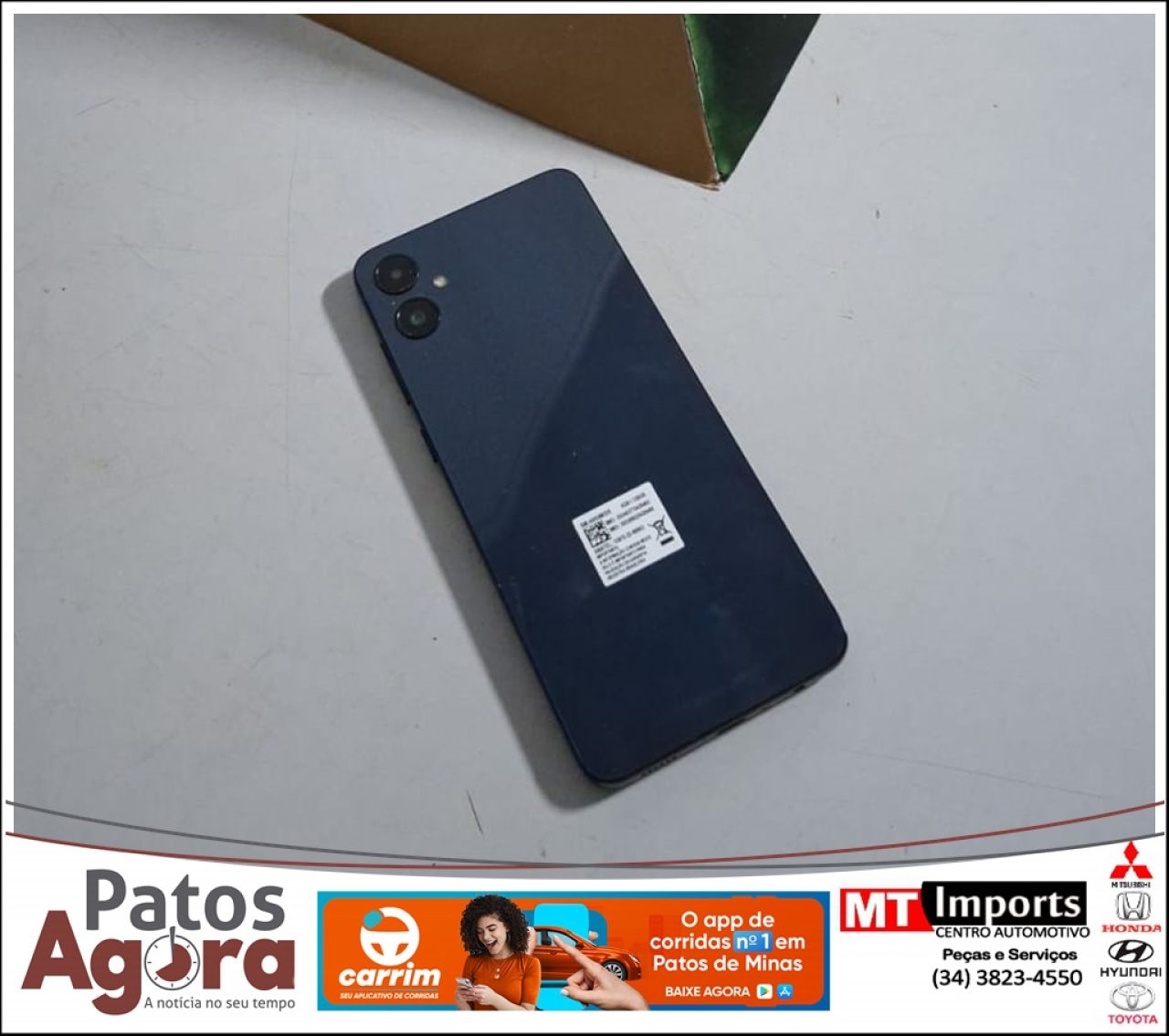 PM prende mulher por furto de celular em Patos de Minas