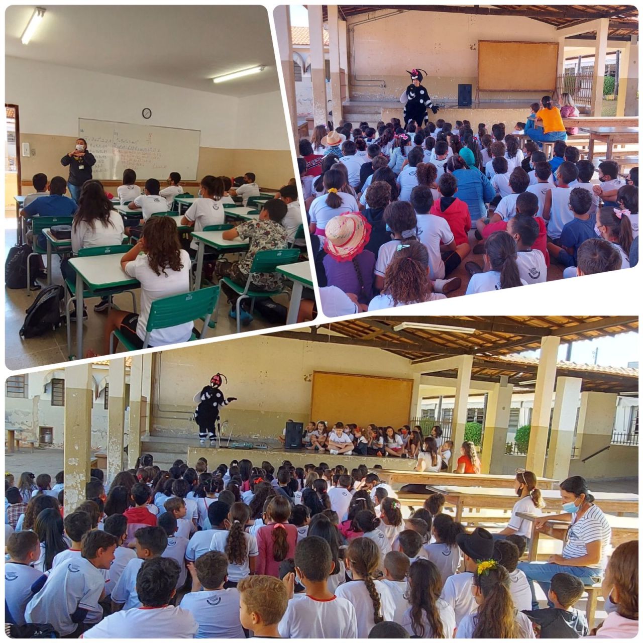 Programa Municipal de Combate à Dengue realiza ação educativa com alunos da Escola Estadual Abner Afonso