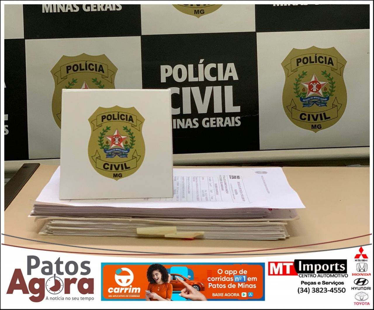 Polícia Civil de Minas Gerais desvenda fraude em seguro veicular e indicia duas pessoas