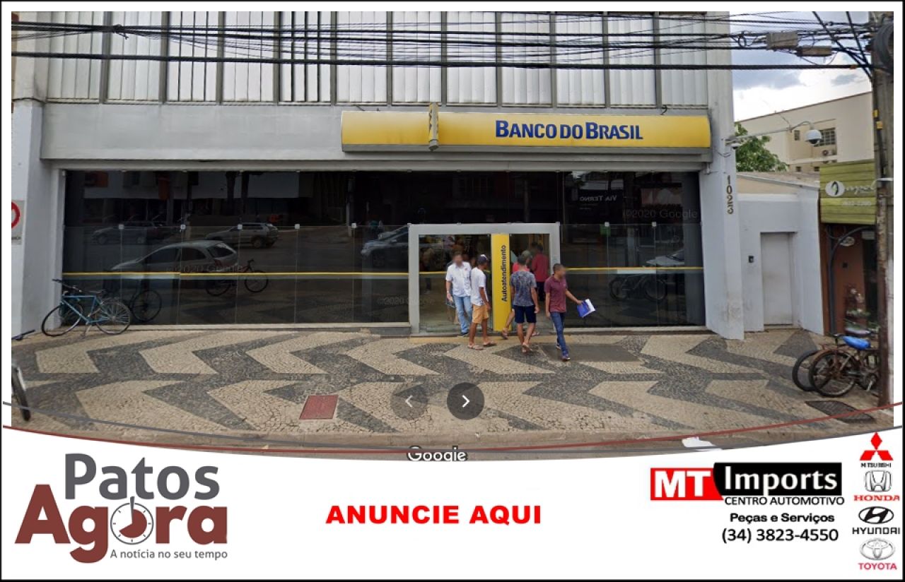 Agência central do Banco do Brasil fica fechada nessa quinta-feira para sanitização