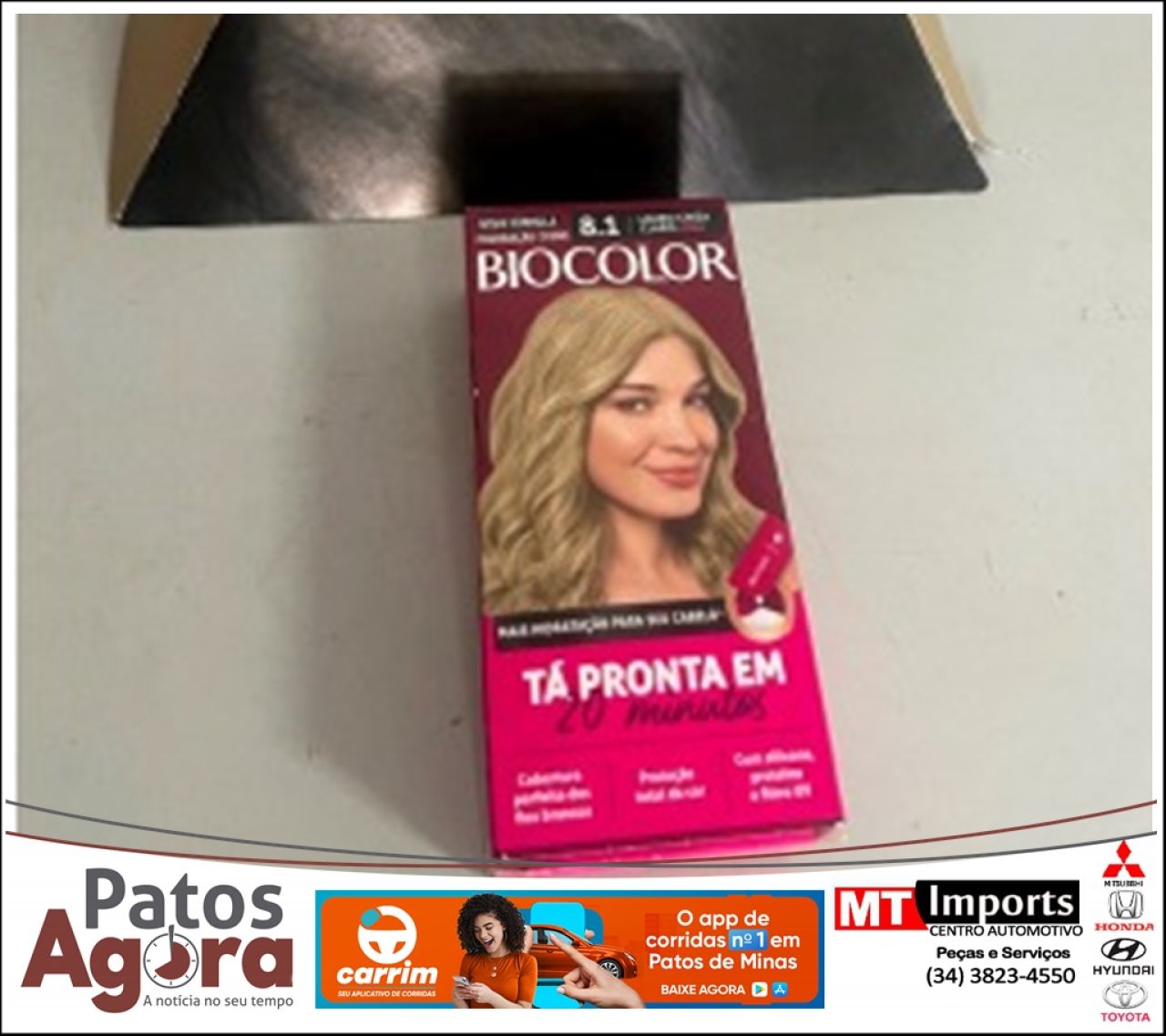 PM prende mulher por furto em drogaria de Patos de Minas