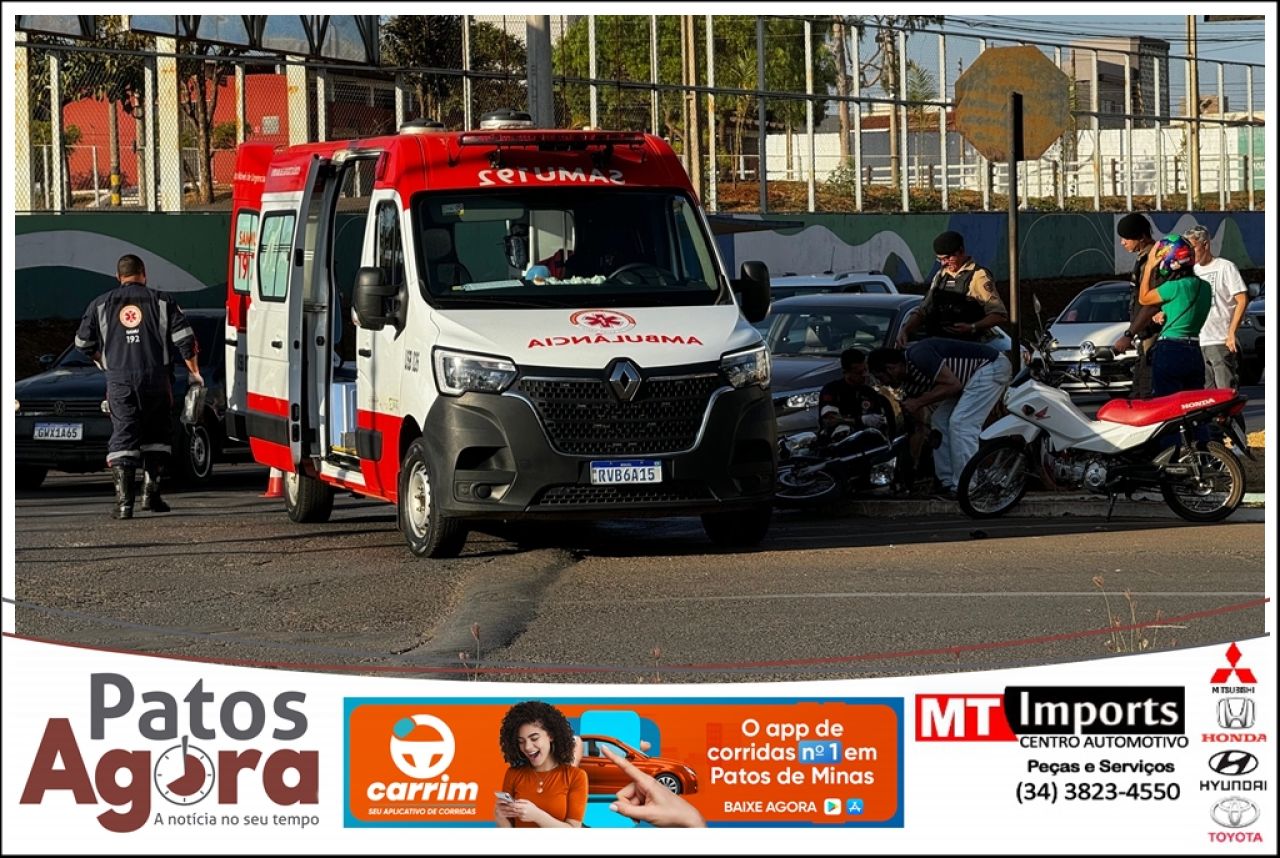 Motociclista embriagado é preso e passageira fica ferida em acidente na Av. Marabá