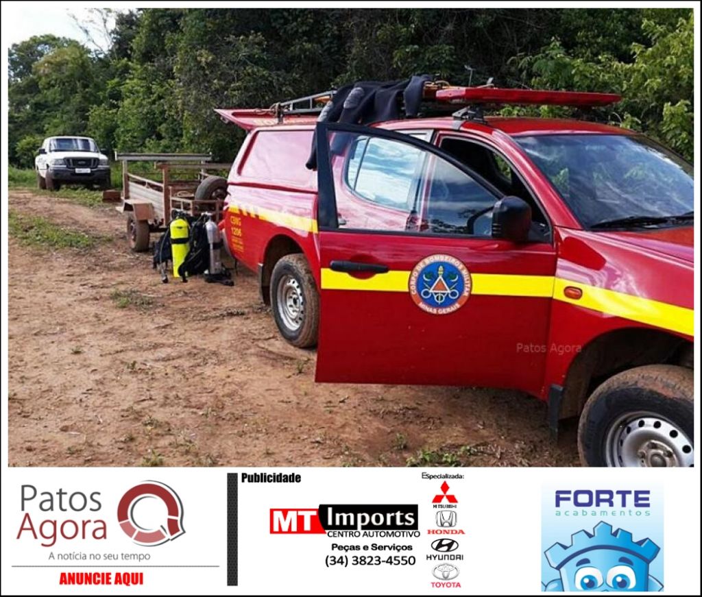 Bombeiros encontram corpo de homem no Rio Paranaíba