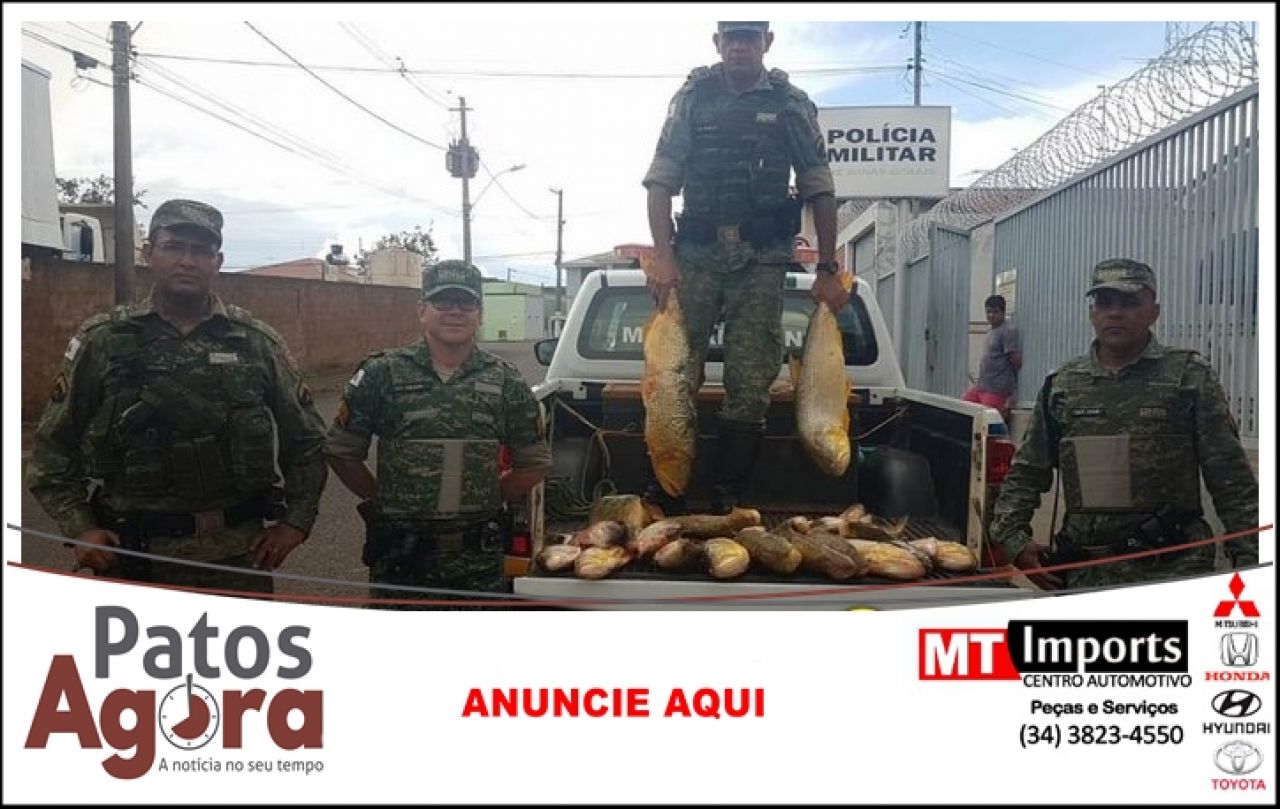 Homem é detido e multado em mais de 5 mil ao ser flagrado com pescado irregular do Rio da Prata