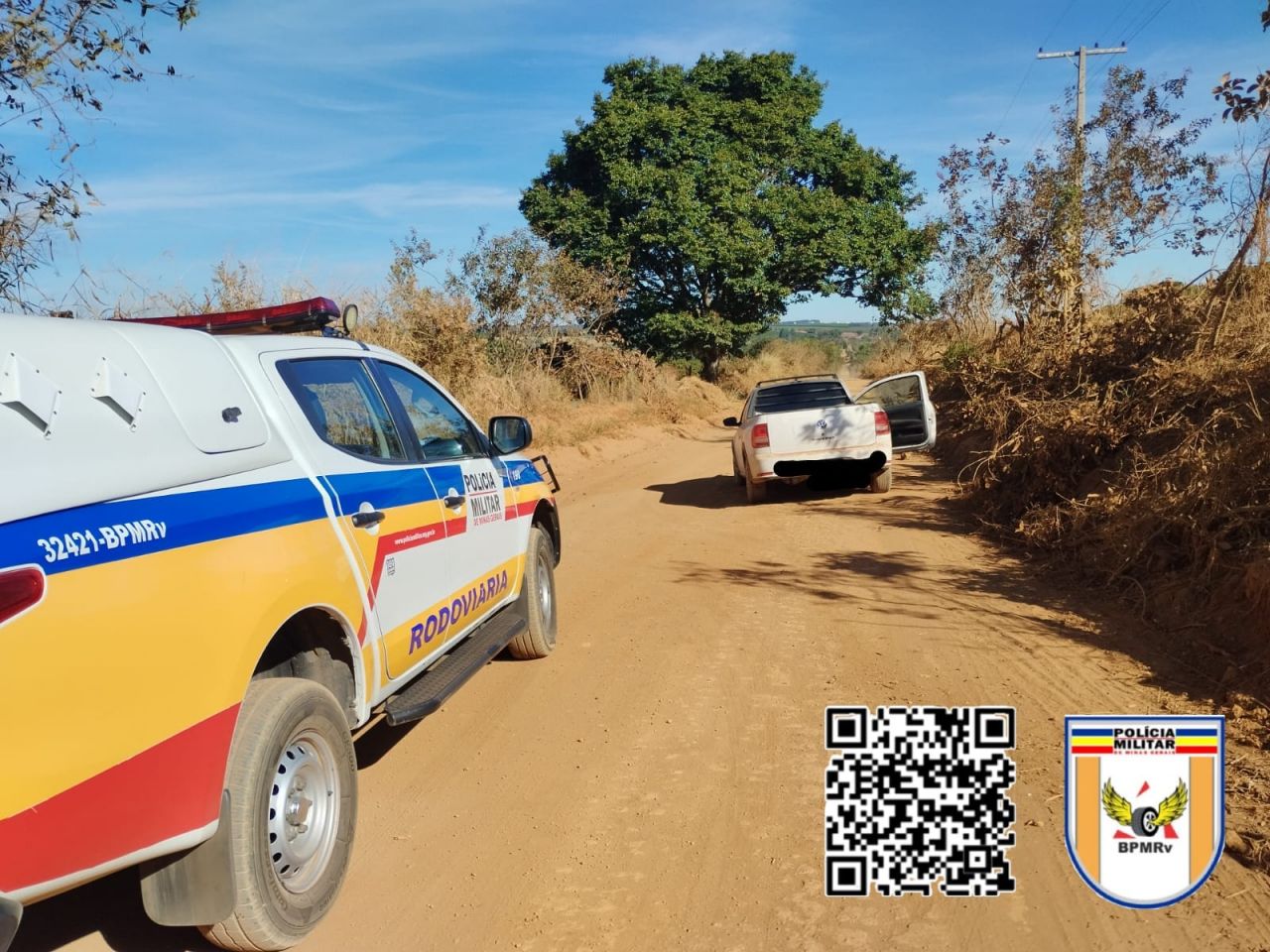 PM recupera picape clonada e prende condutor de 28 anos