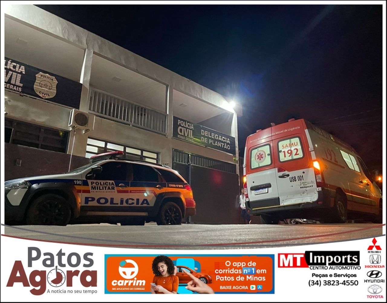 Homem de 39 anos é esfaqueado em república no bairro Vila Rosa, em Patos de Minas