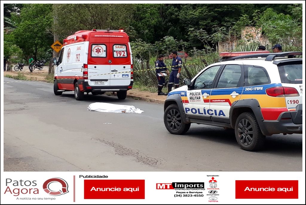 Homem é morto a tiros próximo de escola em Patos de Minas